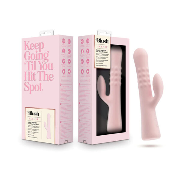 Vibrador Rabbit Blush Jaymie - con textura y pulsación potente - Imagen 3