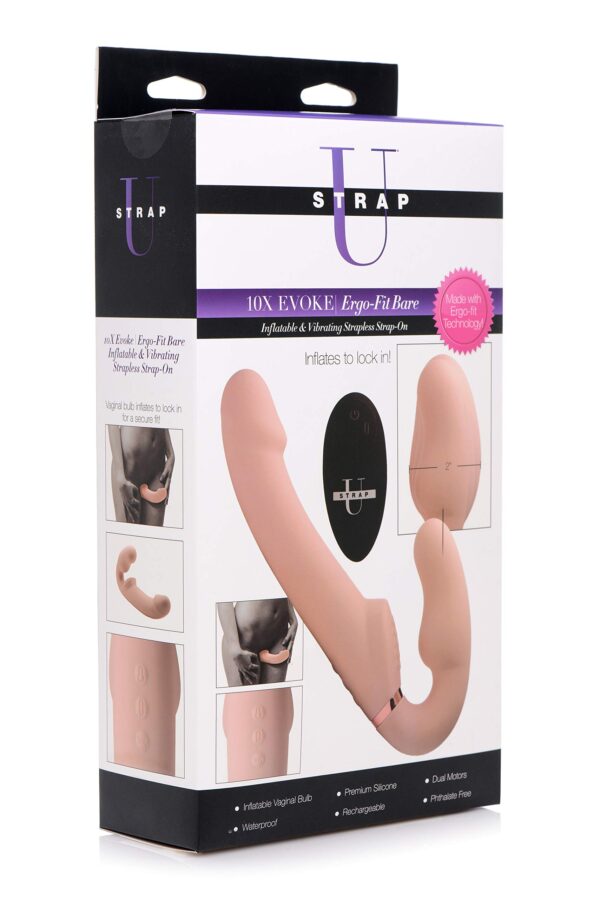 Vibrador para pareja 10X Evoke Ergo-Fit Bare Nude - Imagen 3