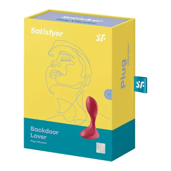 Plug anal Satisfyer Backdoor Lover-Red - Imagen 2