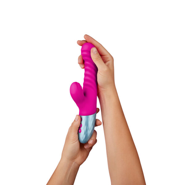 Vibrador Doble Rabbit - Delola Pink - Imagen 2