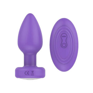 Plug Vibrador con Control Remoto - Púrpura