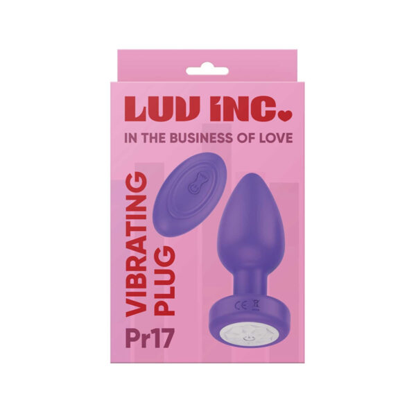 Plug Vibrador con Control Remoto - Púrpura - Imagen 2