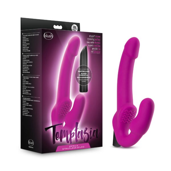 Dildo Strap On - Temptasia Estella - Pink - Imagen 2
